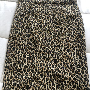 No. 2 Leopard pencil skirt